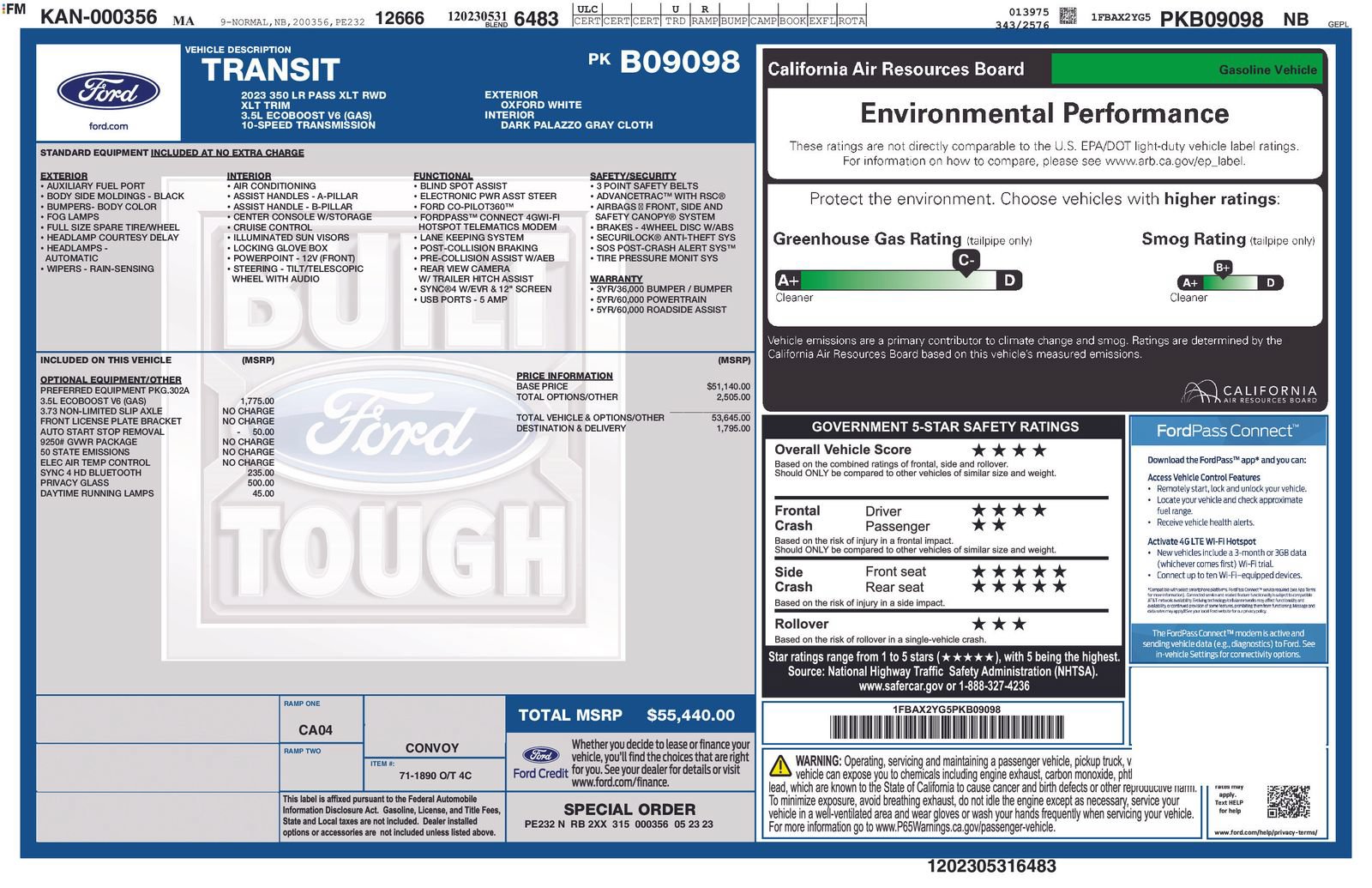 Used 2023 Ford Transit 350 XLT RWD image 11
