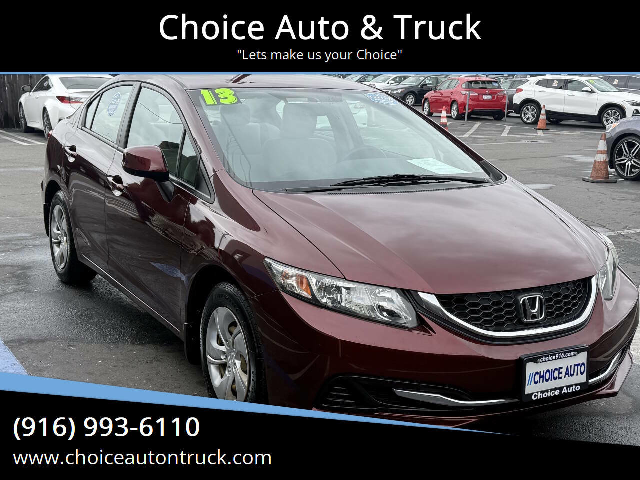 Used 2013 Honda Civic LX image 1
