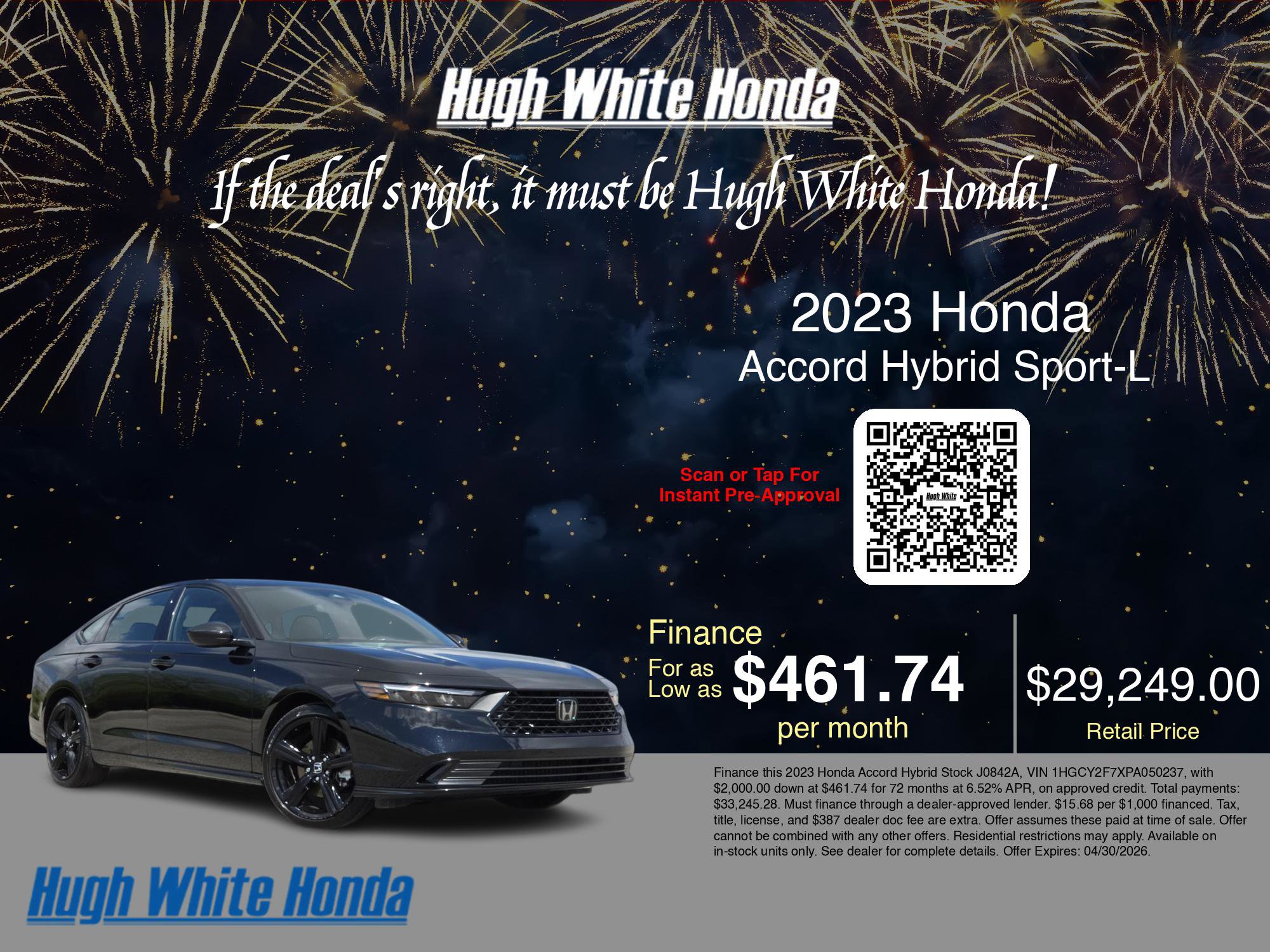 Used 2023 Honda Accord Sport image 3