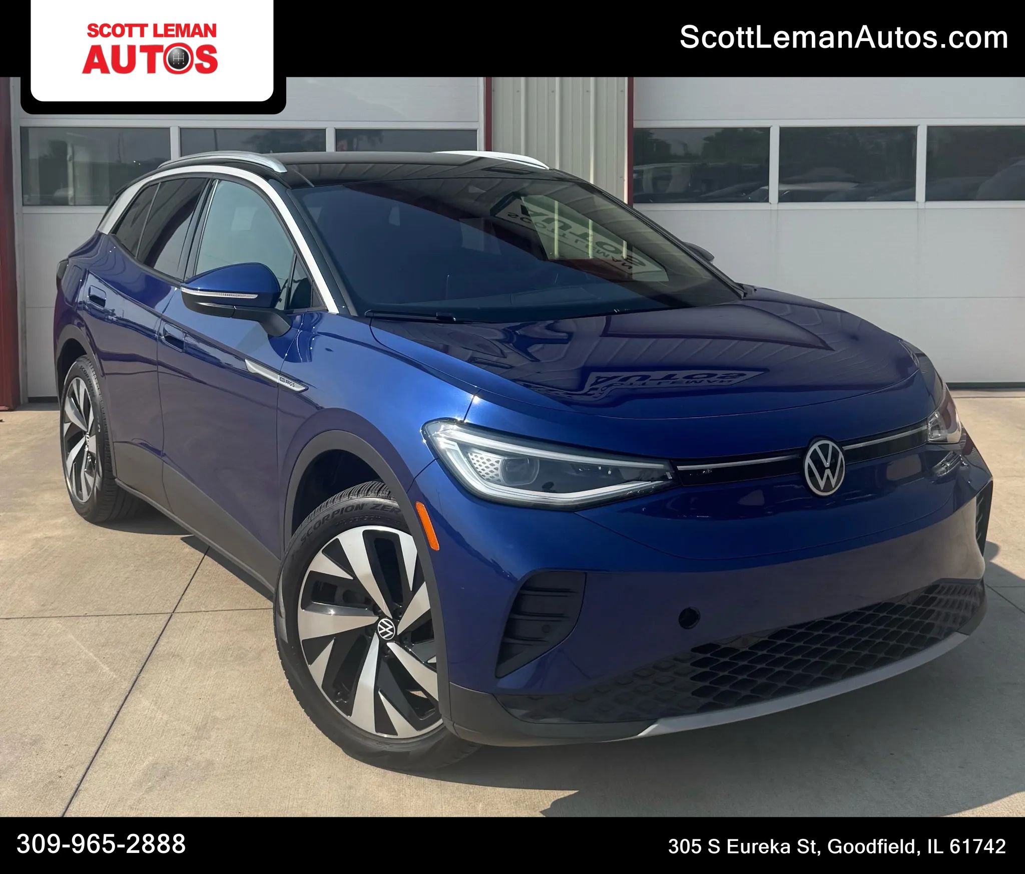 Used 2021 Volkswagen ID.4 Pro S AWD/4WD image 1