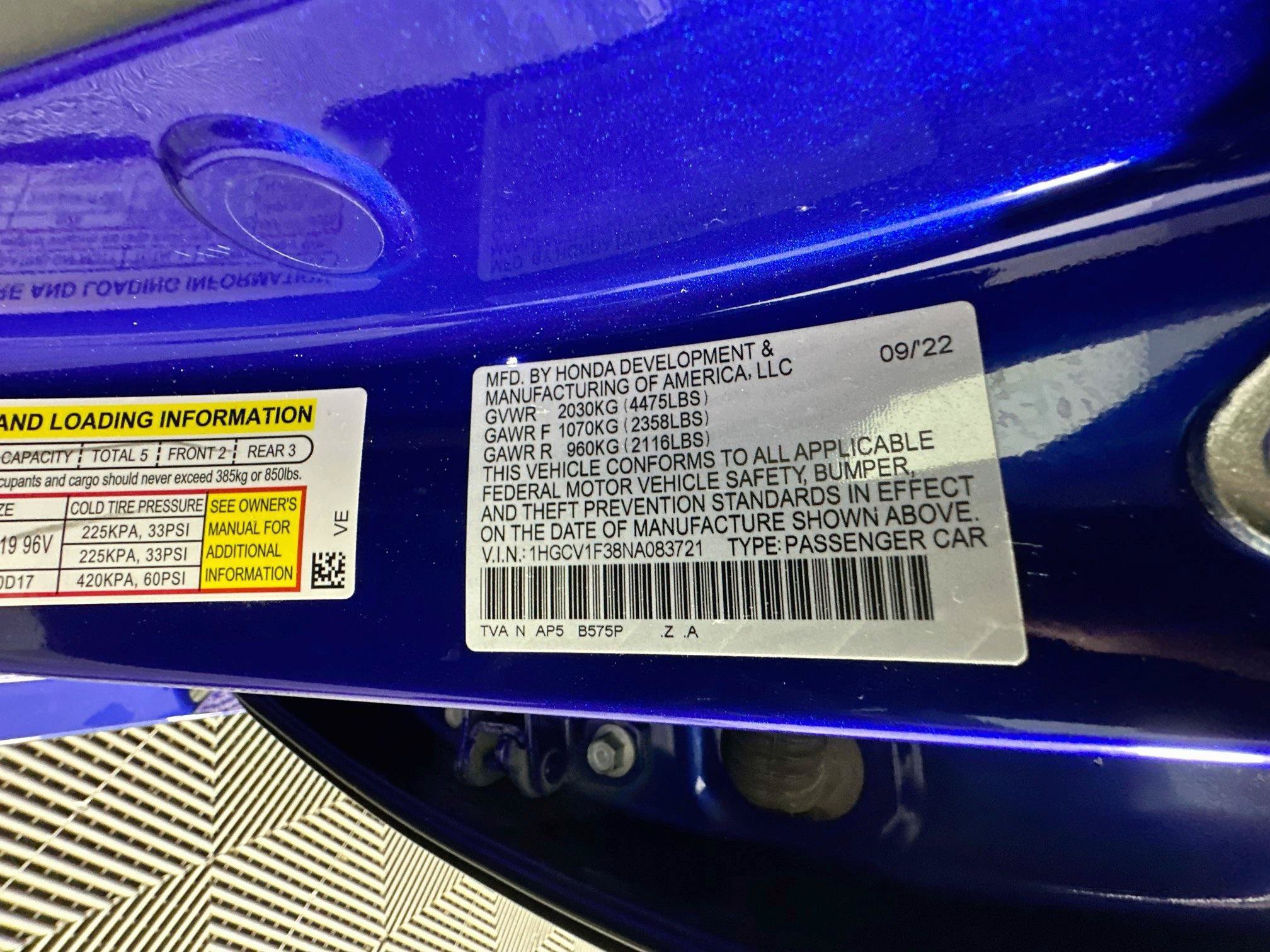 Used 2022 Honda Accord Sport image 12