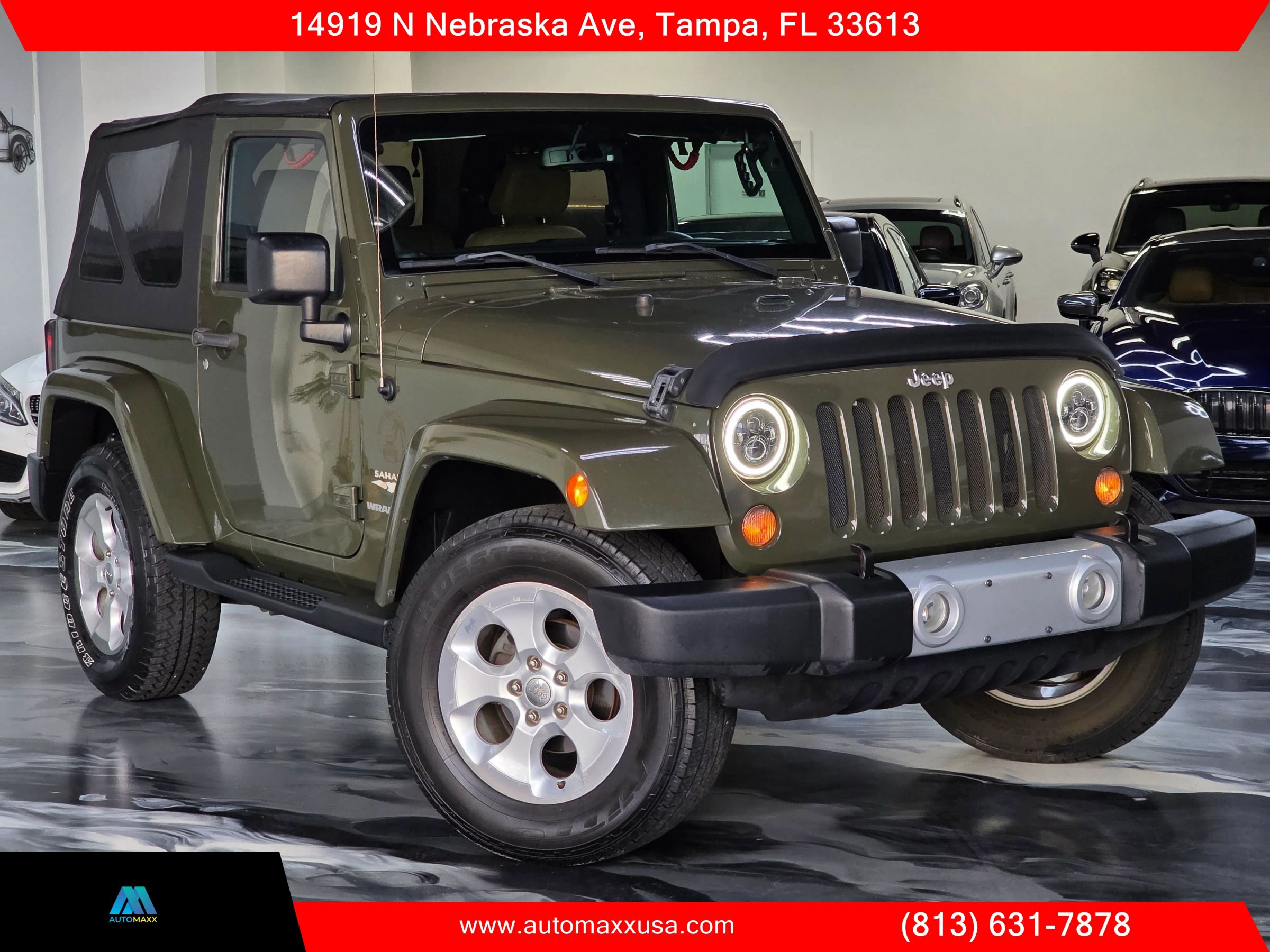 Used 2015 Jeep Wrangler Sahara w/ Connectivity Group AWD/4WD image 2