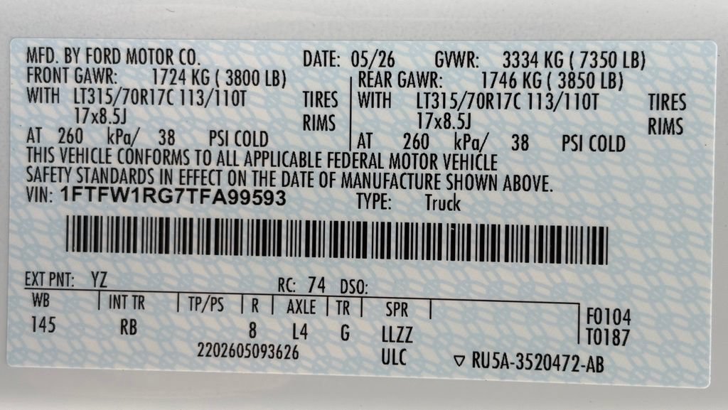 New 2026 Ford F150 Raptor AWD/4WD image 50