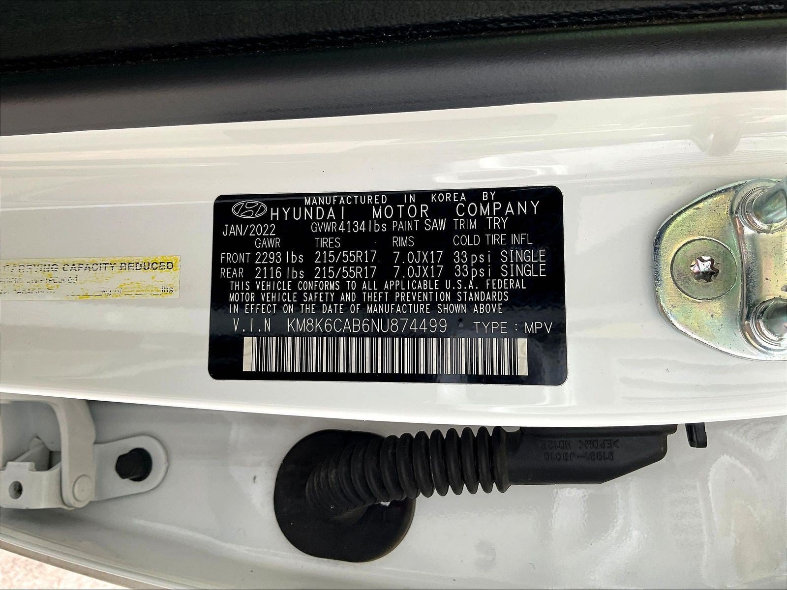 Used 2022 Hyundai Kona SEL w/ Cargo Package AWD/4WD image 17