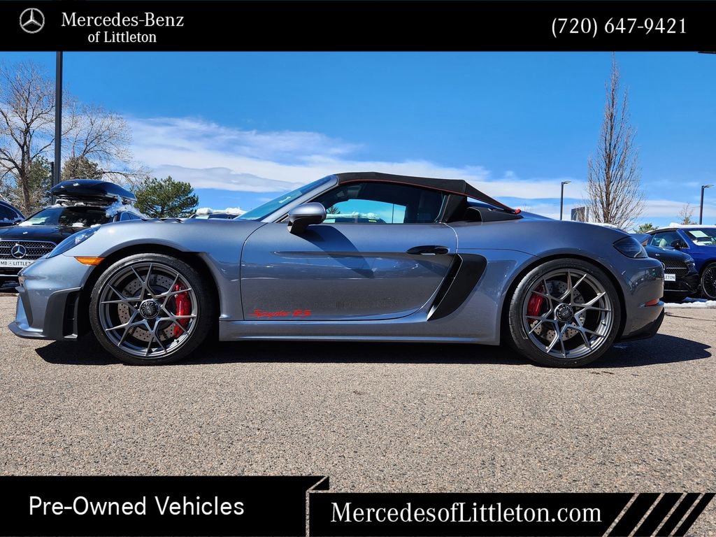 Used 2025 Porsche 718 Boxster Spyder RS w/ Accent Package Logos RWD image 4
