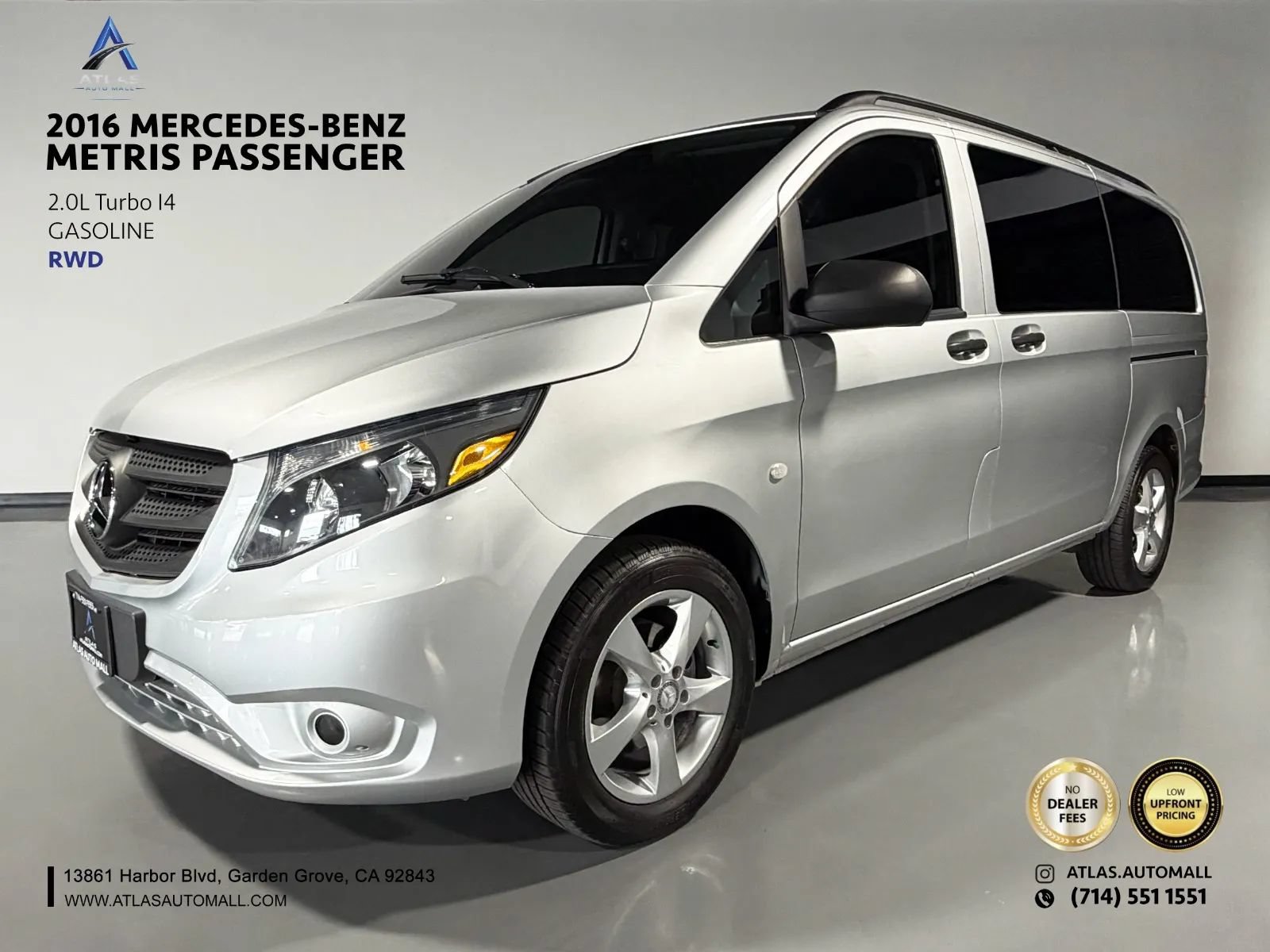 Used 2016 Mercedes-Benz Metris Passenger w/ Driver Efficiency Package