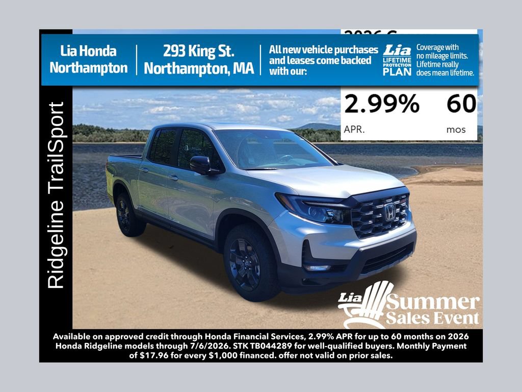 New 2026 Honda Ridgeline TrailSport