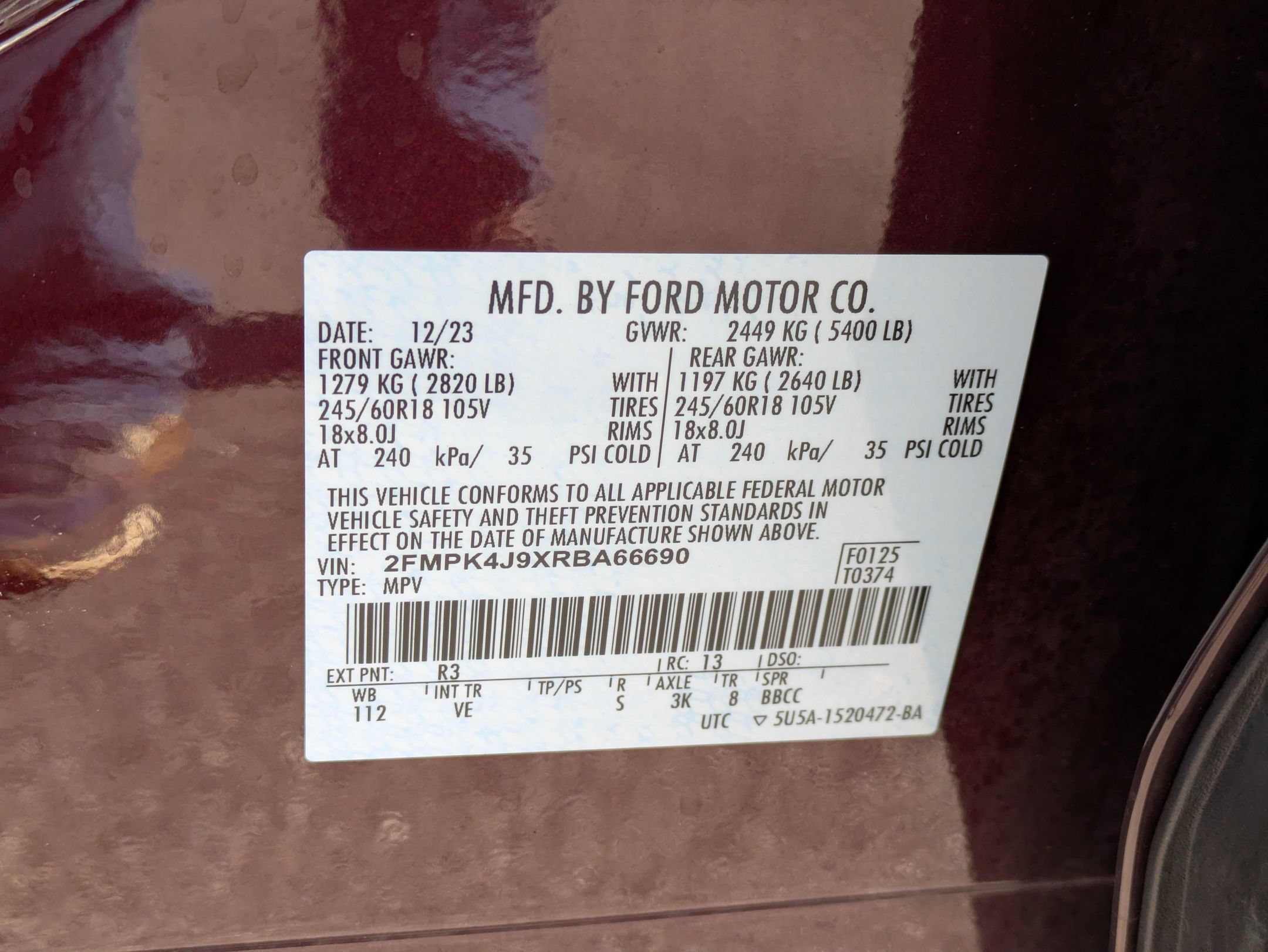 Used 2024 Ford Edge SEL w/ Convenience Package AWD/4WD image 23