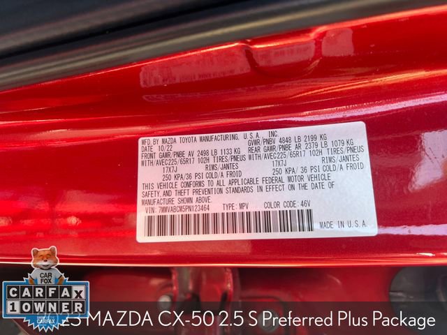 Used 2023 MAZDA CX-50 2.5 S w/ Preferred Plus Pkg image 32