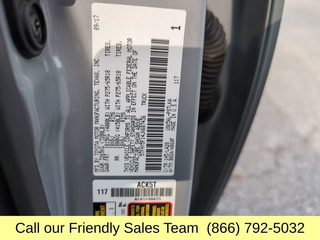 Used 2018 Toyota Tundra Limited w/ Limited Premium Package image 27