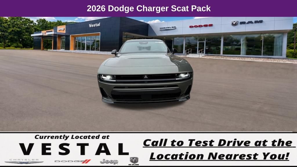 New 2026 Dodge Charger Scat Pack w/ Blacktop Package AWD/4WD image 6