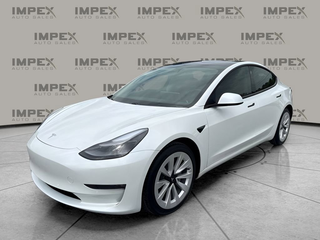 Used 2021 Tesla Model 3 Long Range AWD/4WD image 1
