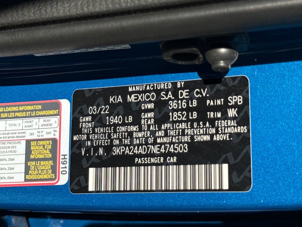 Used 2022 Kia Rio S image 29