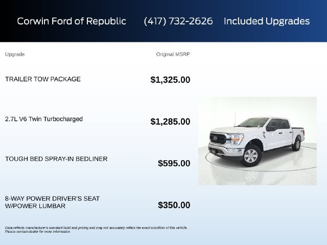 Used 2022 Ford F150 XLT w/ Trailer Tow Package AWD/4WD image 5