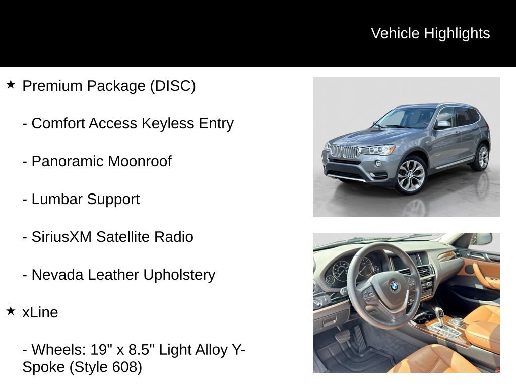 Used 2017 BMW X3 xDrive28i AWD/4WD image 16