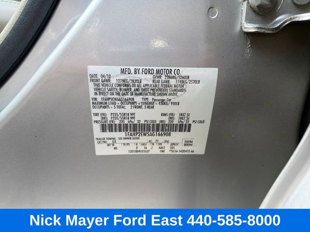Used 2010 Ford Taurus SEL FWD image 29