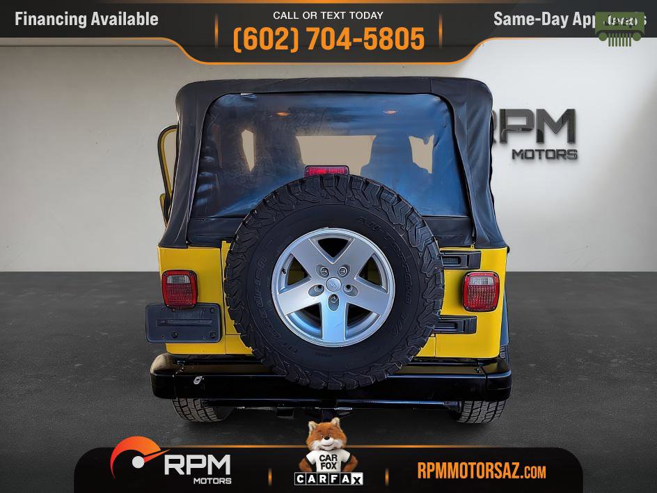Used 2004 Jeep Wrangler X w/ Full Face Tire & Wheel Group image 5