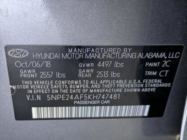 Used 2019 Hyundai Sonata SE FWD image 25