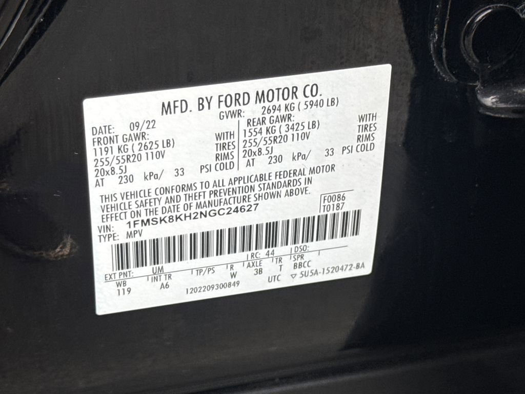 Used 2022 Ford Explorer ST-Line w/ Class IV Trailer Tow Package image 33