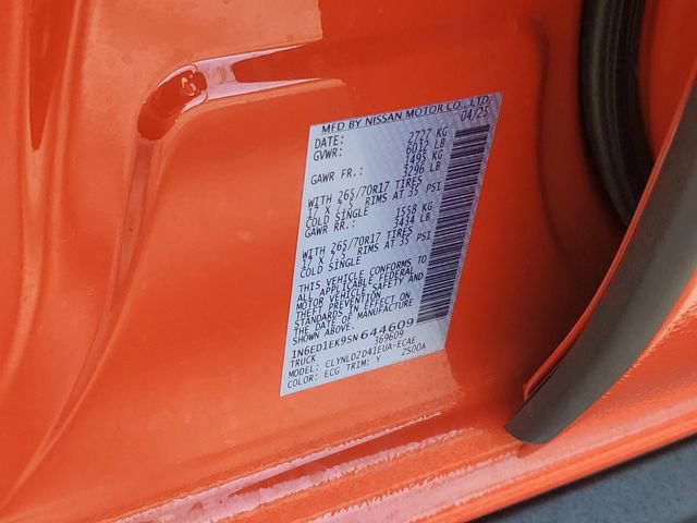 Certified 2025 Nissan Frontier PRO-4X w/ Pro Premium Package AWD/4WD image 25