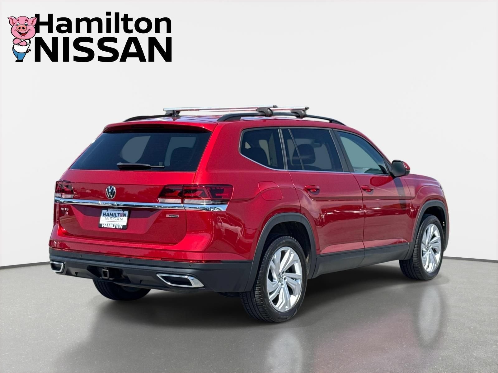 Used 2021 Volkswagen Atlas SE w/ Towing Package AWD/4WD image 2
