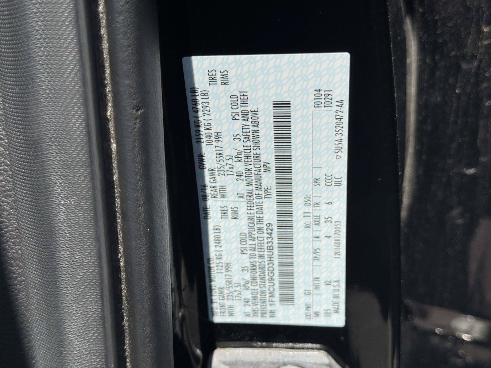 Used 2017 Ford Escape SE AWD/4WD image 15