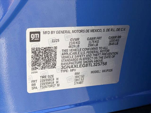 New 2026 Chevrolet Equinox RS w/ Convenience Package III image 17