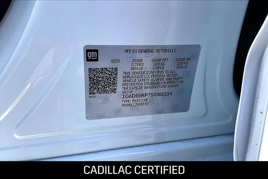 Used 2025 Cadillac CT4 V Blackwing w/ Carbon Fiber 1 Package image 32
