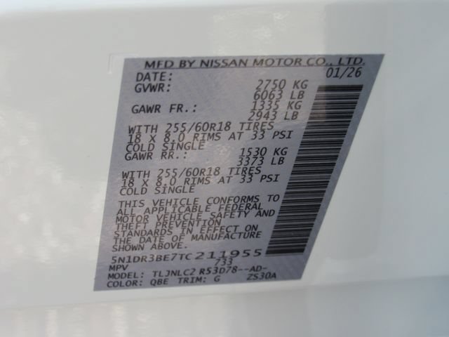 New 2026 Nissan Pathfinder SV AWD/4WD image 22