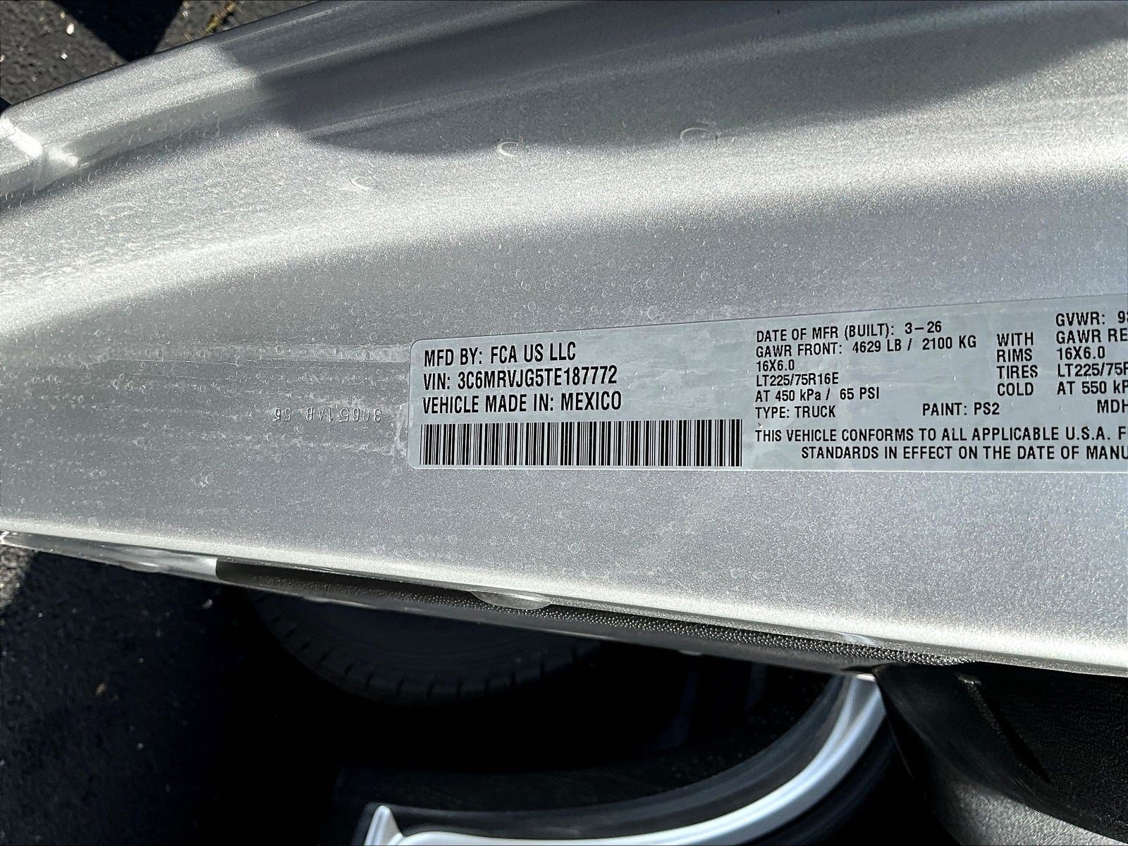 New 2026 RAM ProMaster 3500 w/ Crew Van Package FWD image 22