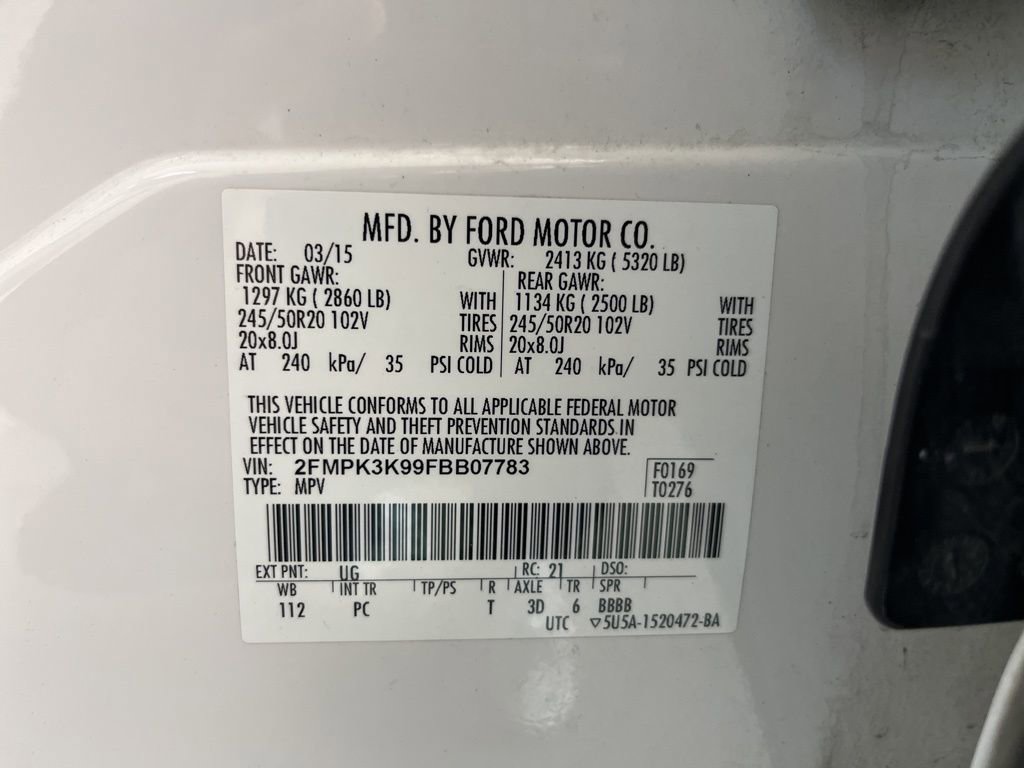 Used 2015 Ford Edge Titanium w/ Equipment Group 302A image 82