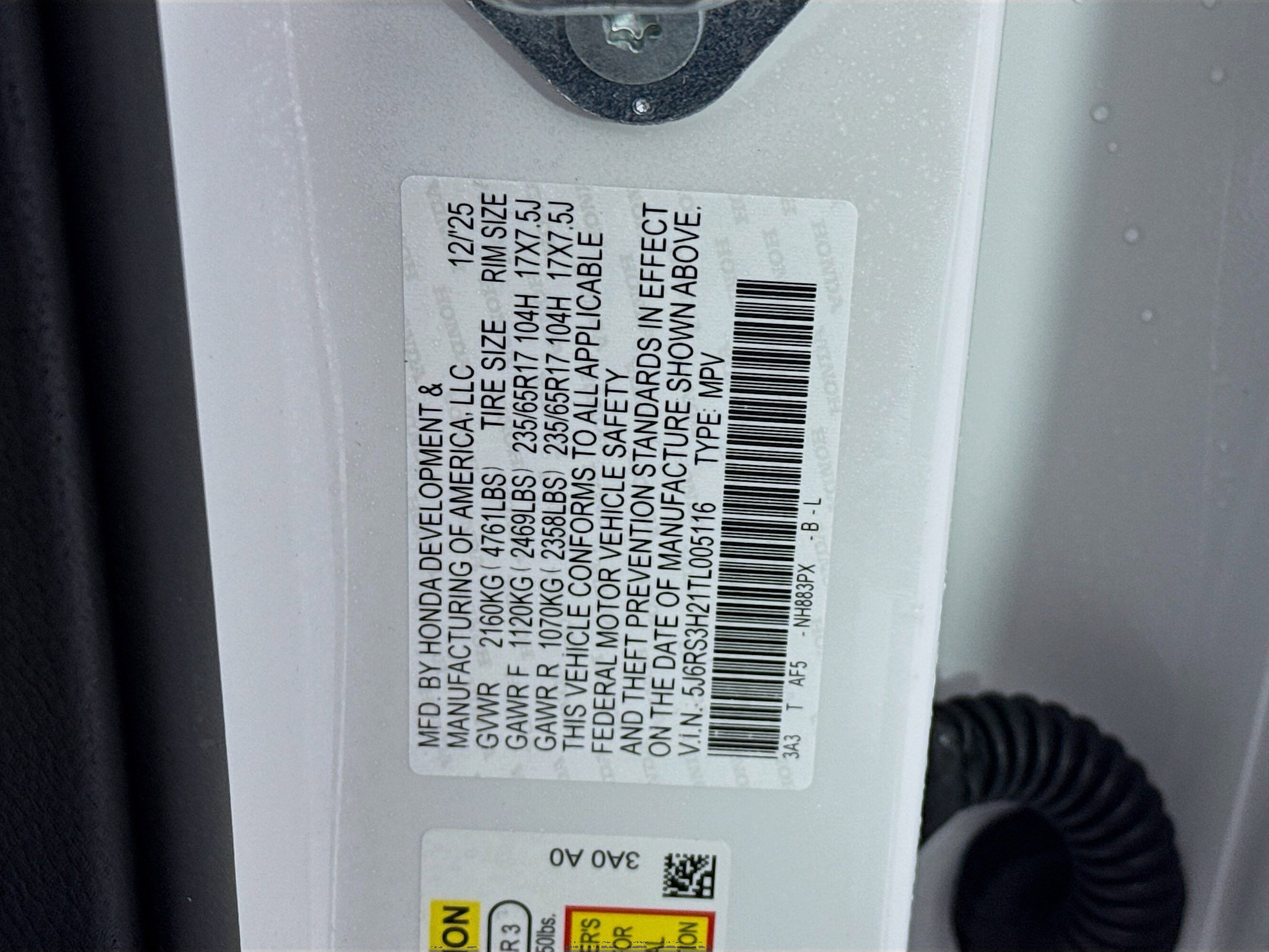 New 2026 Honda CR-V LX image 30