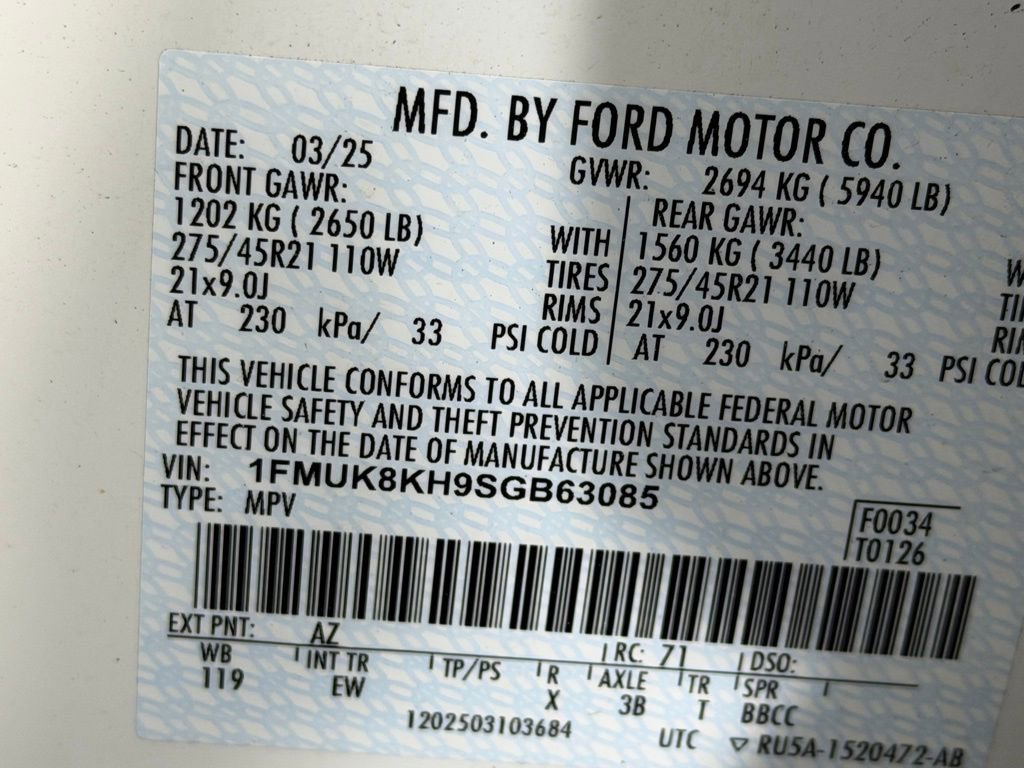 Used 2025 Ford Explorer ST-Line w/ ST-Line Street Pack image 35