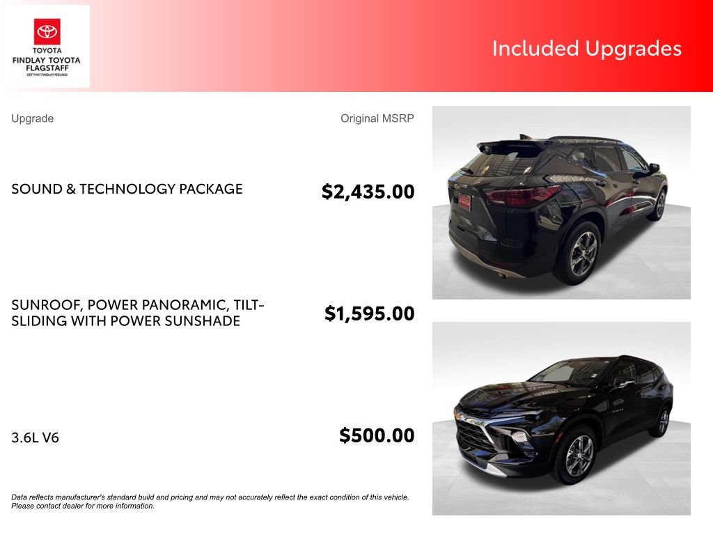 Used 2025 Chevrolet Blazer LT w/ Sound & Technology Package FWD image 5