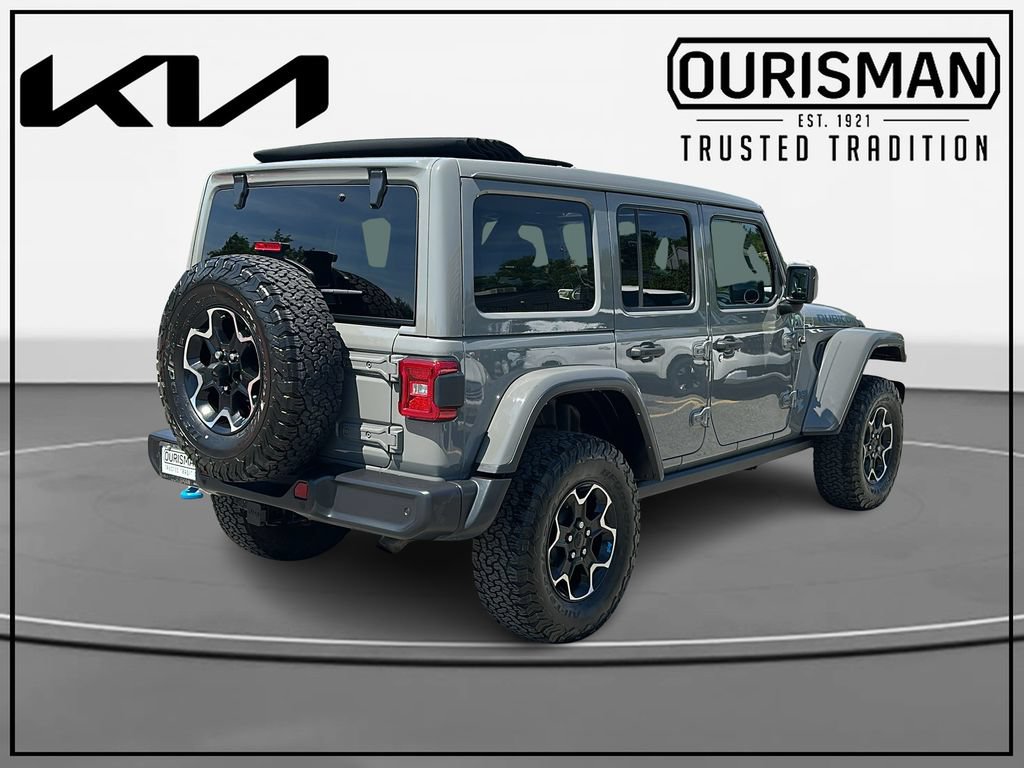 Used 2022 Jeep Wrangler Unlimited Rubicon 4xe w/ Cold Weather Group AWD/4WD image 4