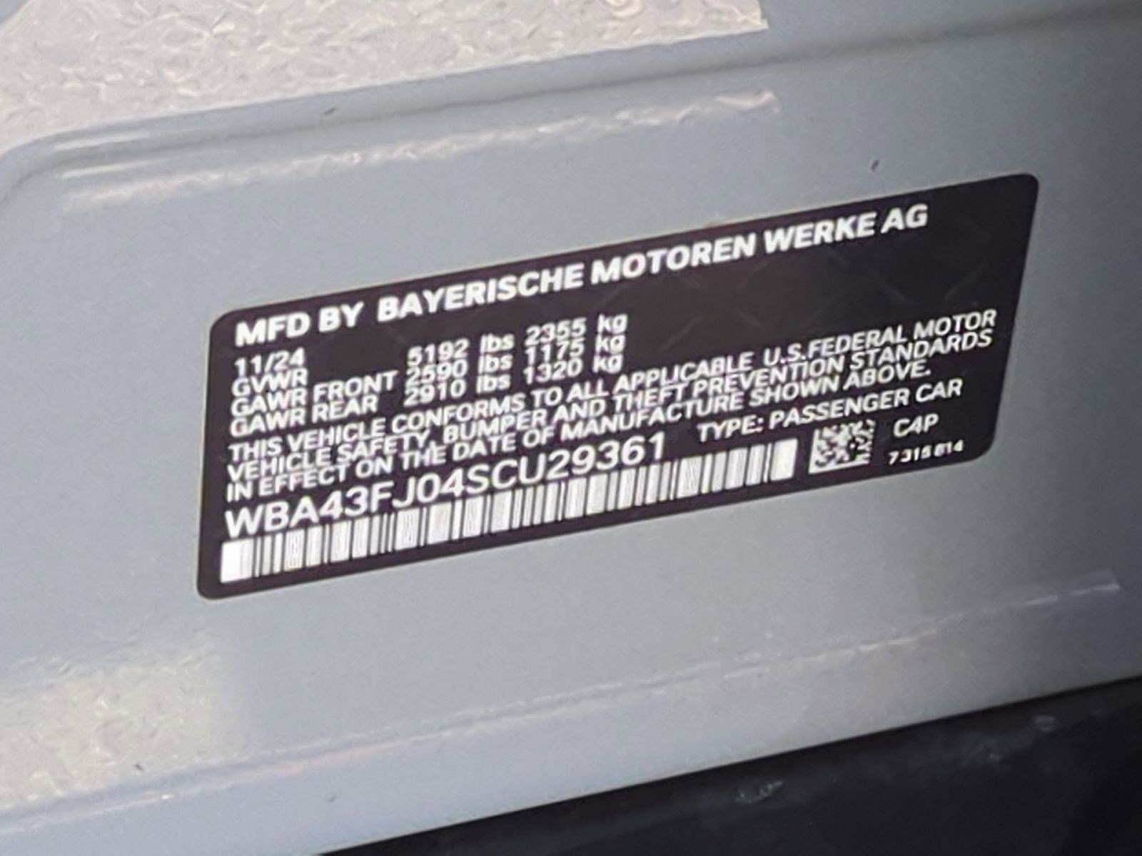 Certified 2025 BMW 530i w/ M Sport Package RWD image 33