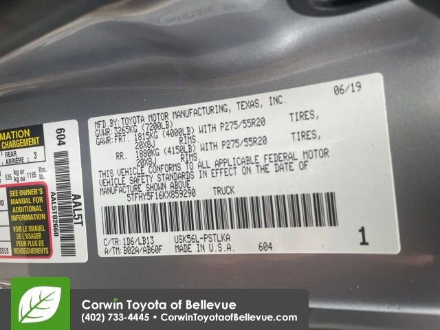 Used 2019 Toyota Tundra Limited w/ Limited Premium Package image 17