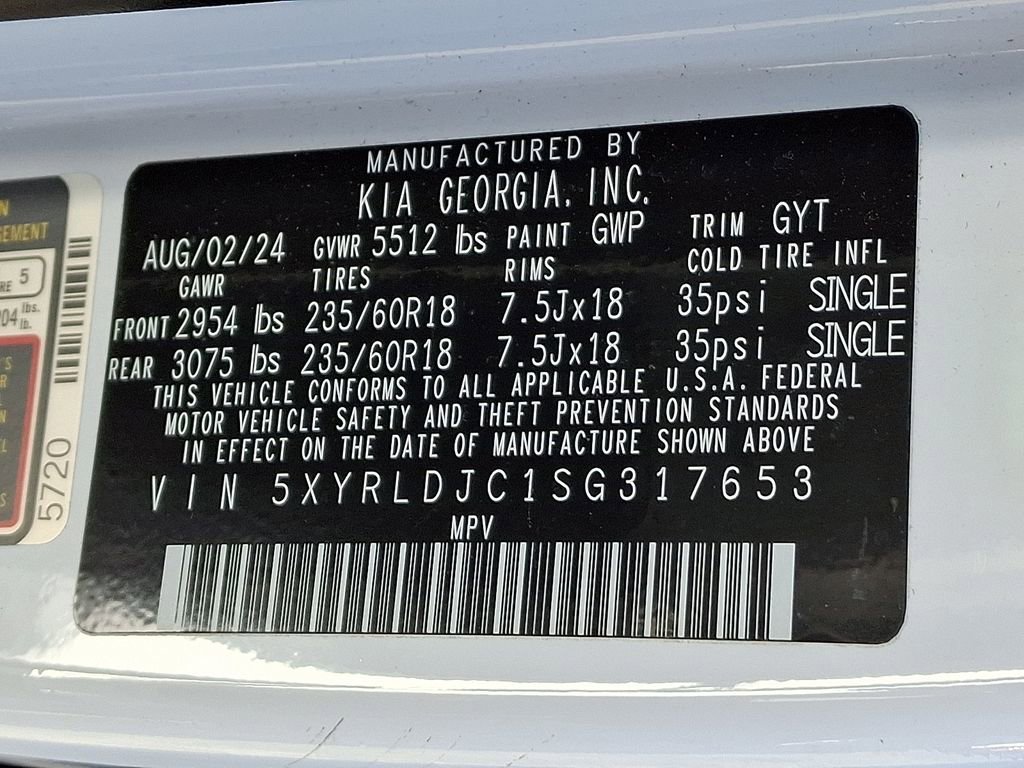 Certified 2025 Kia Sorento S AWD/4WD image 28