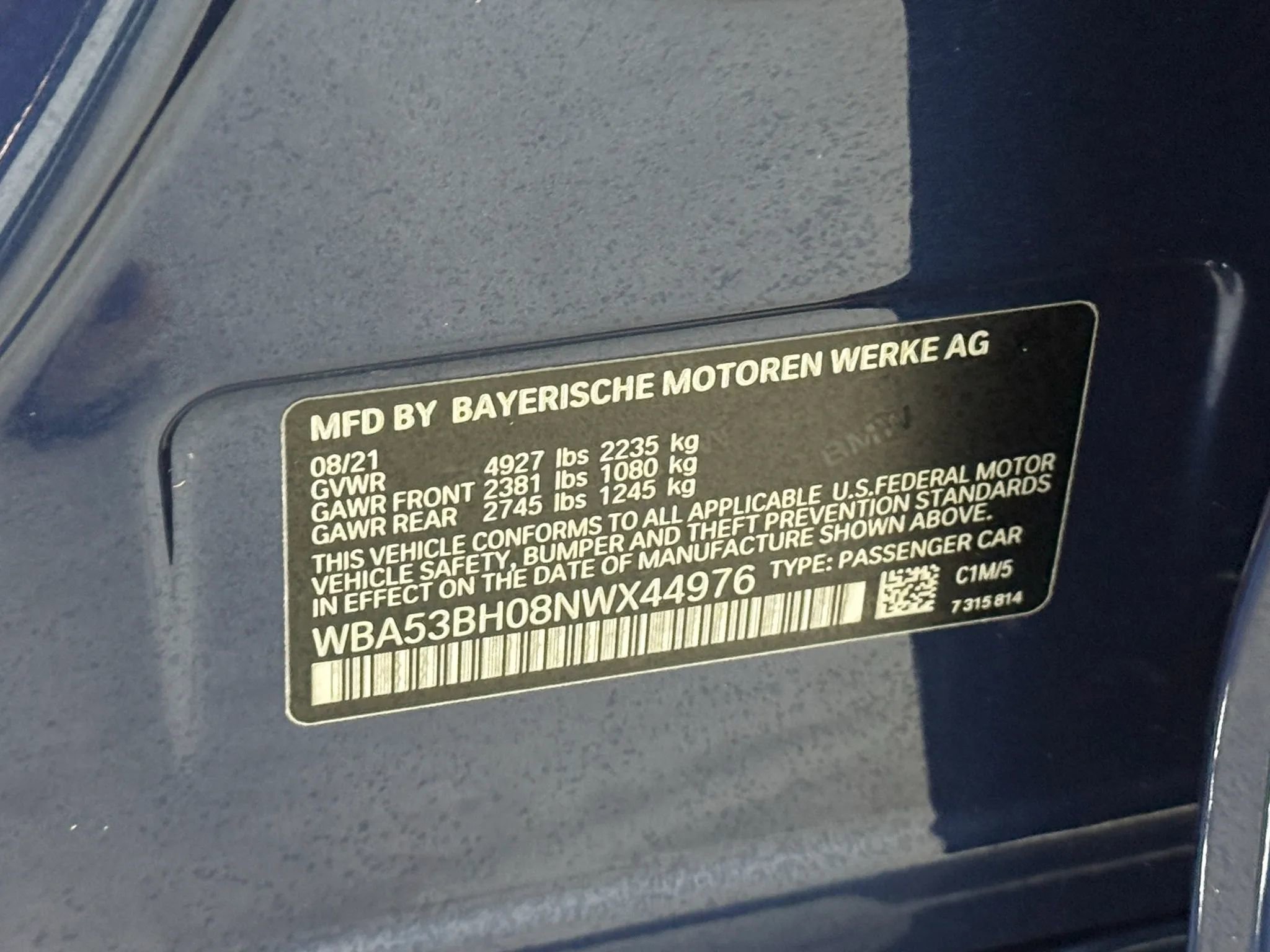 Used 2022 BMW 530i w/ M Sport Package RWD image 47