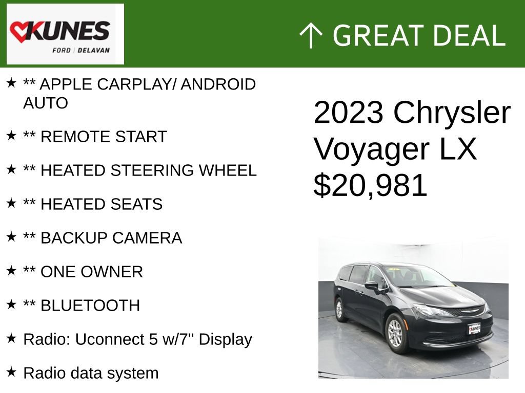 Used 2023 Chrysler Voyager LX FWD video 2