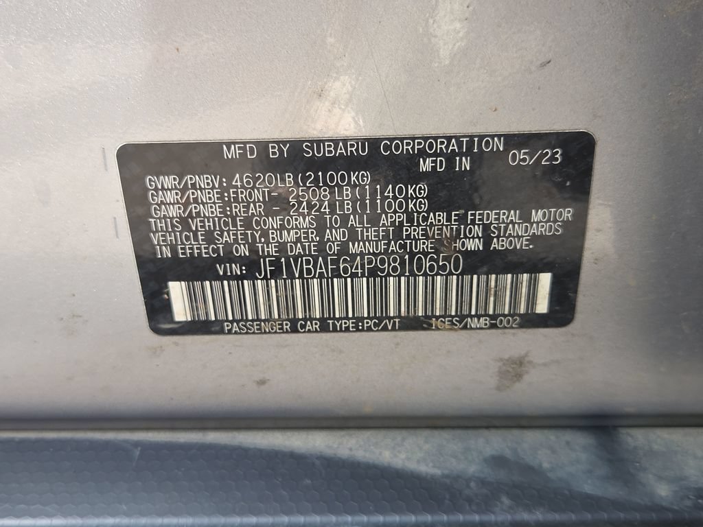 Certified 2023 Subaru WRX Premium AWD/4WD image 40