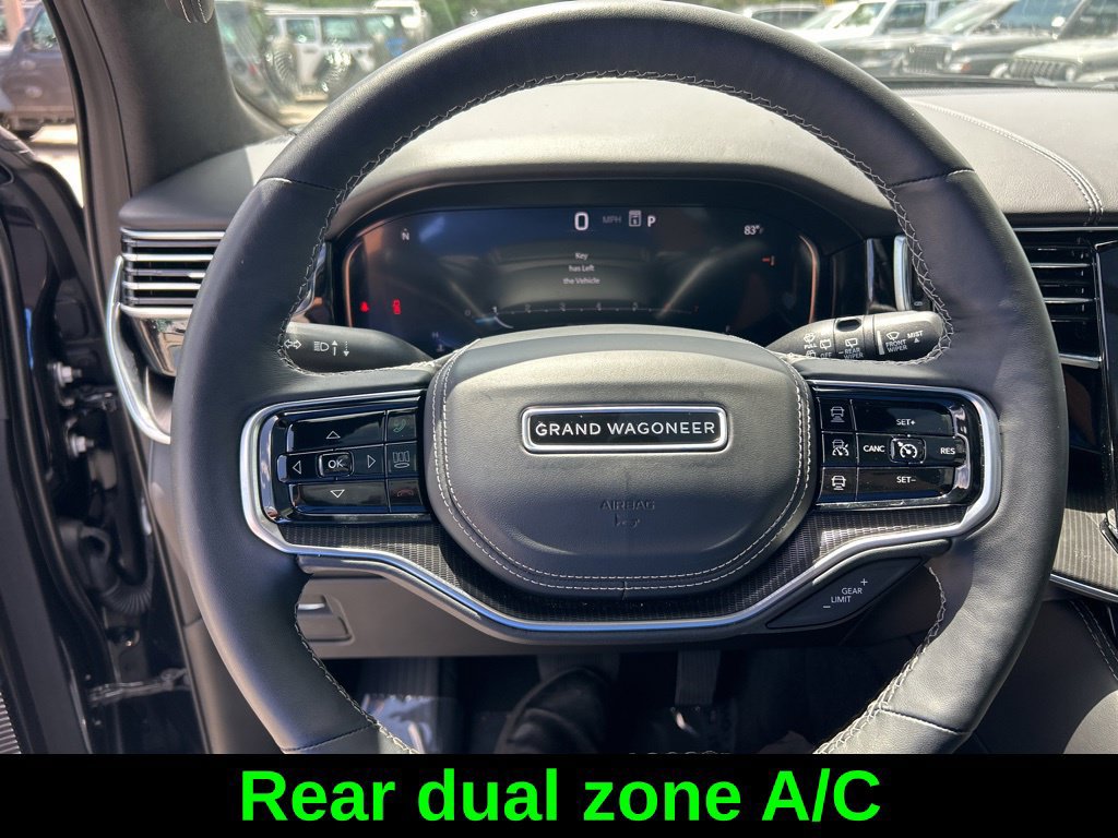 Used 2024 Jeep Grand Wagoneer Series II Obsidian w/ Quick Order Packagew 28T AWD/4WD image 19