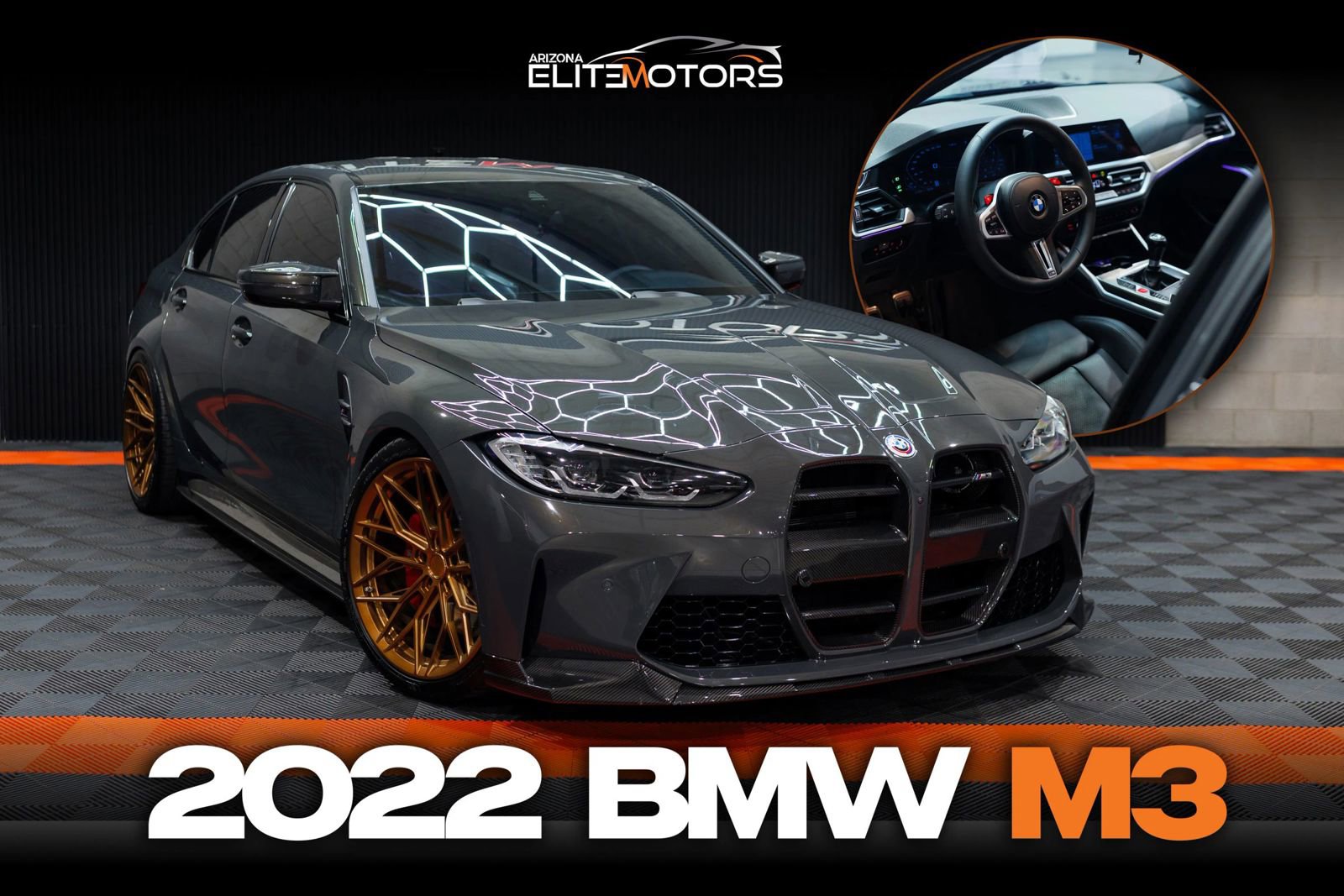 Used 2022 BMW M3 RWD image 1