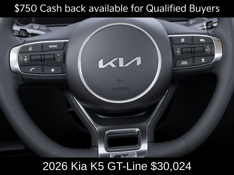 New 2026 Kia K5 GT-Line w/ GT-Line Red Interior Package AWD/4WD image 22