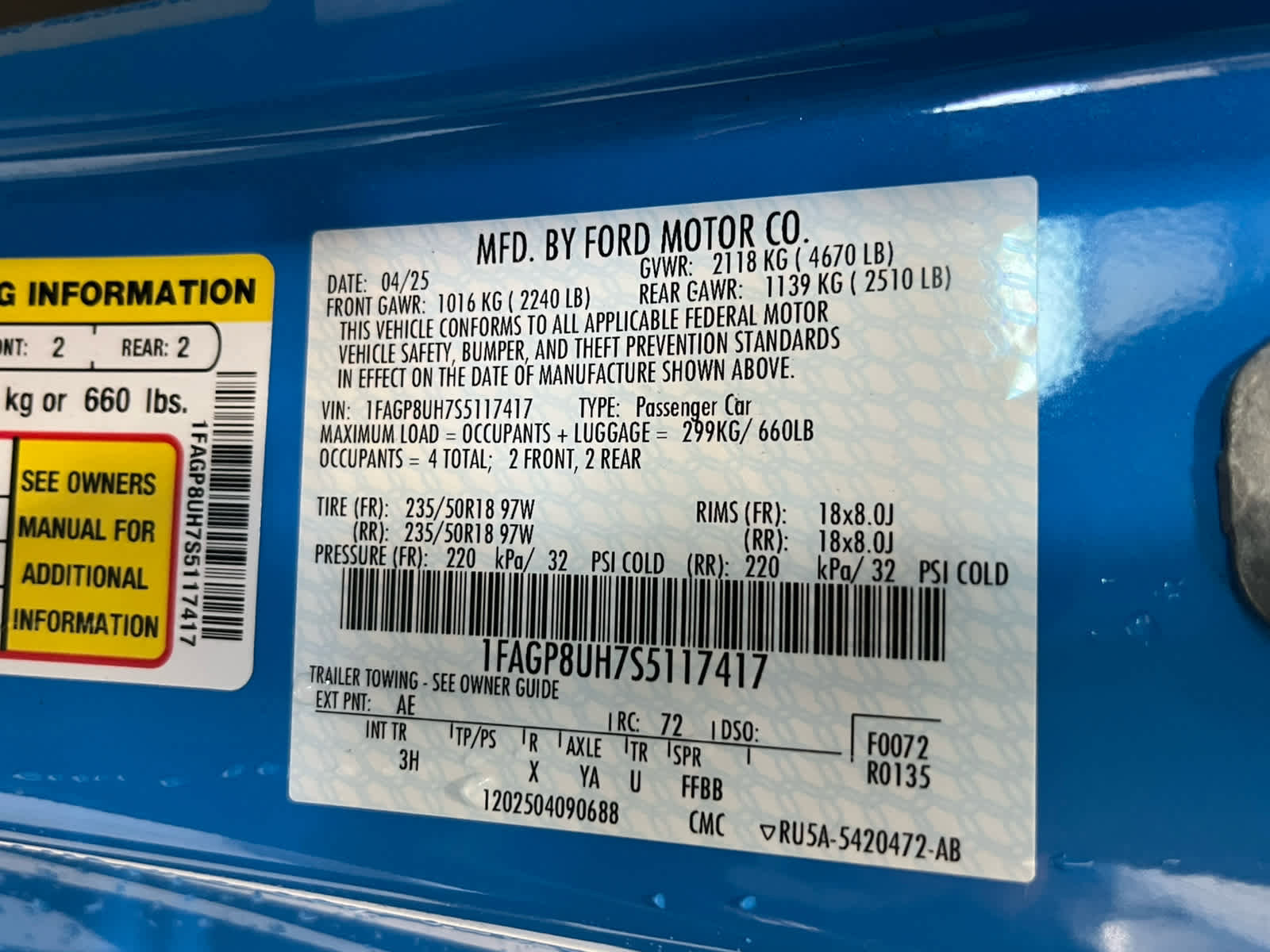 Used 2025 Ford Mustang Premium image 8