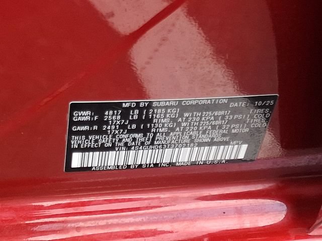 Certified 2026 Subaru Crosstrek 2.5i Premium AWD/4WD image 25