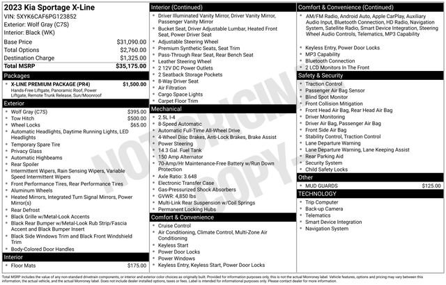 Certified 2023 Kia Sportage X-Line w/ X-Line Premium Package AWD/4WD image 15