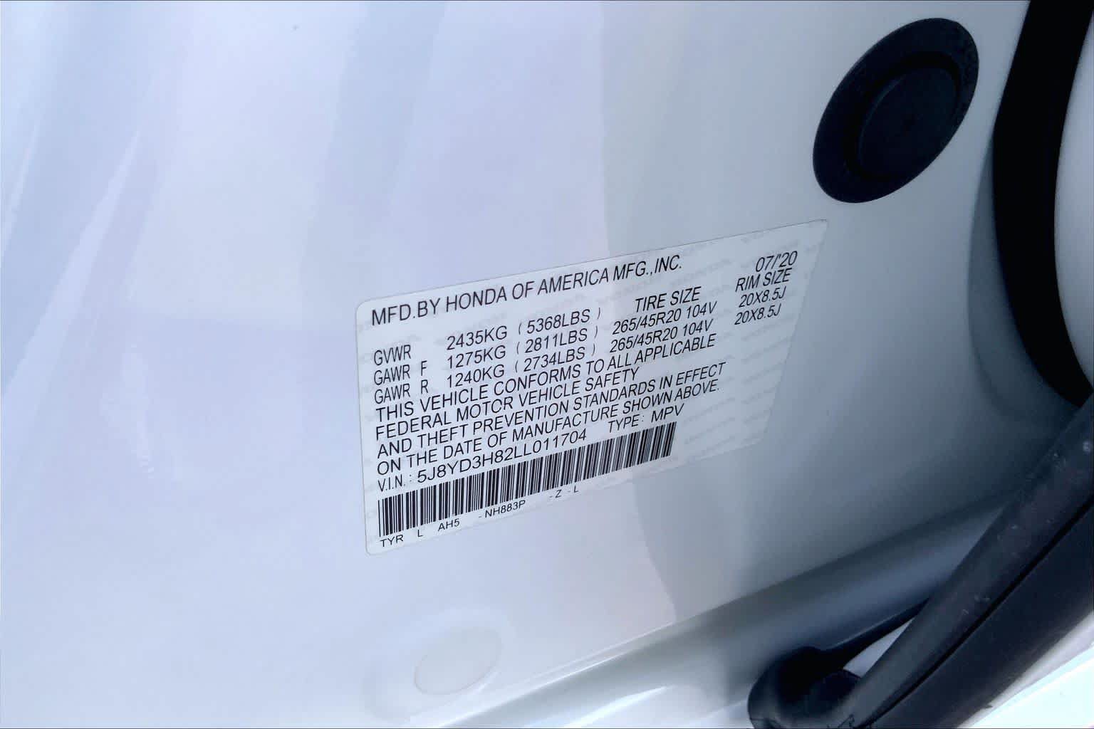 Used 2020 Acura MDX w/ Advance Package FWD image 34