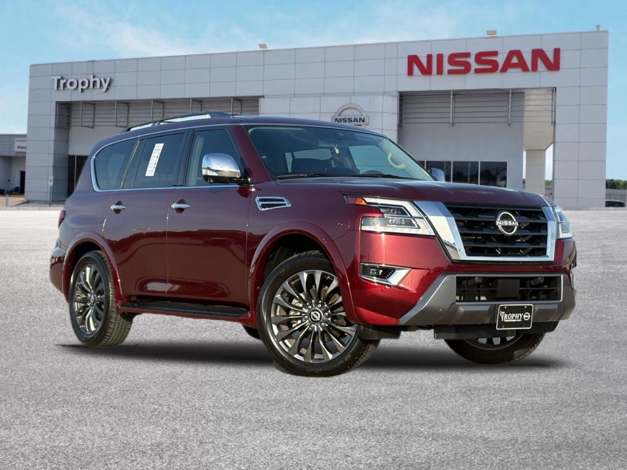 Certified 2023 Nissan Armada Platinum w/ Captain's Chairs Package AWD/4WD image 1