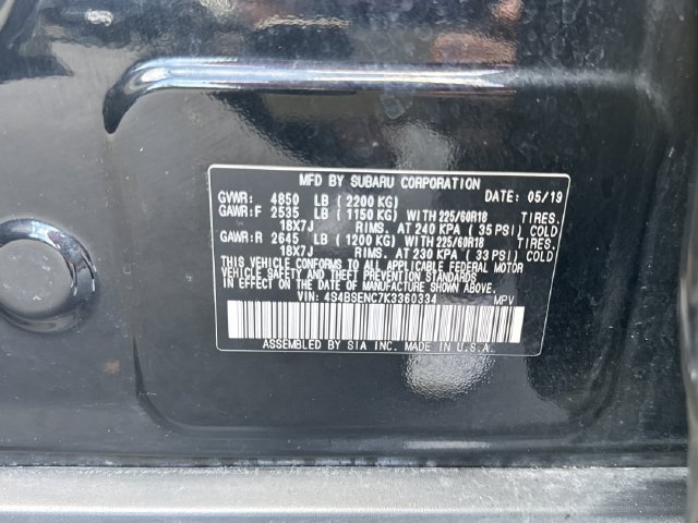Used 2019 Subaru Outback 3.6R Limited w/ Popular Package #2 AWD/4WD image 32